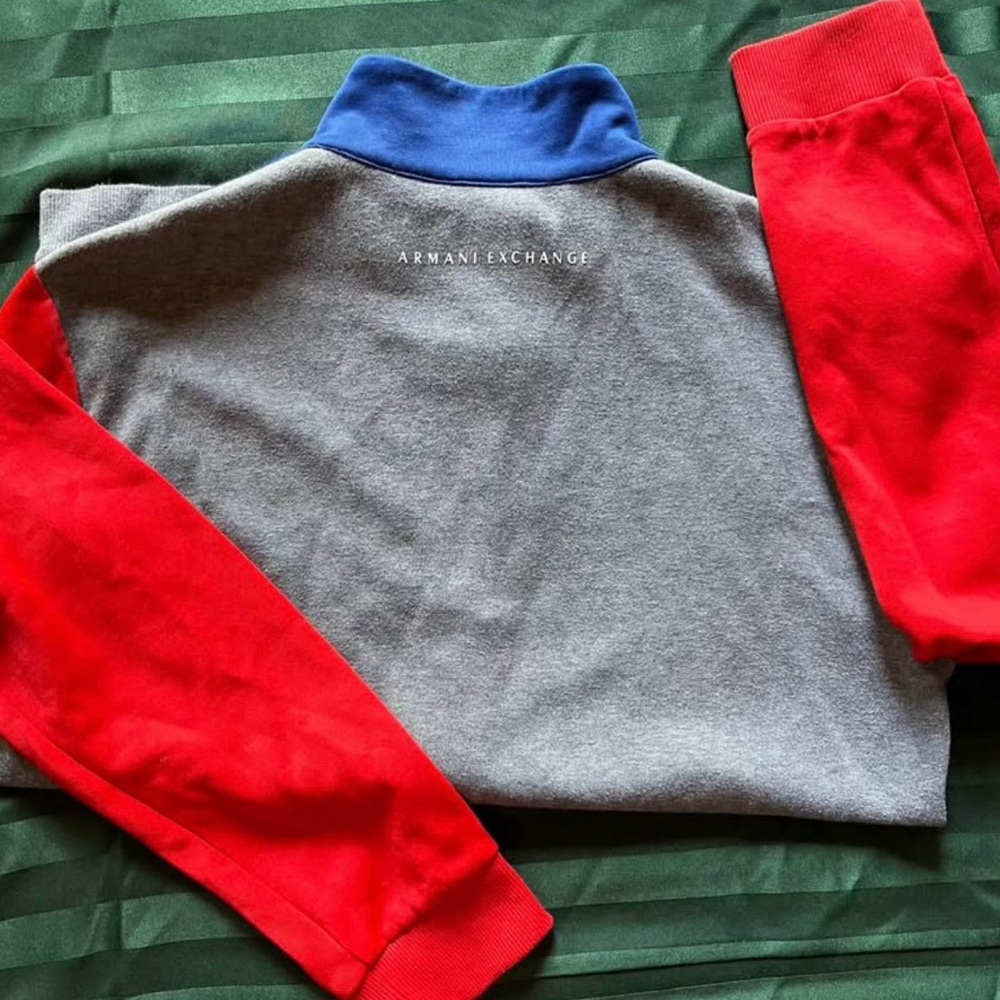 A|X Men’s Colorblock Track Jacket - Picture 3 of 4